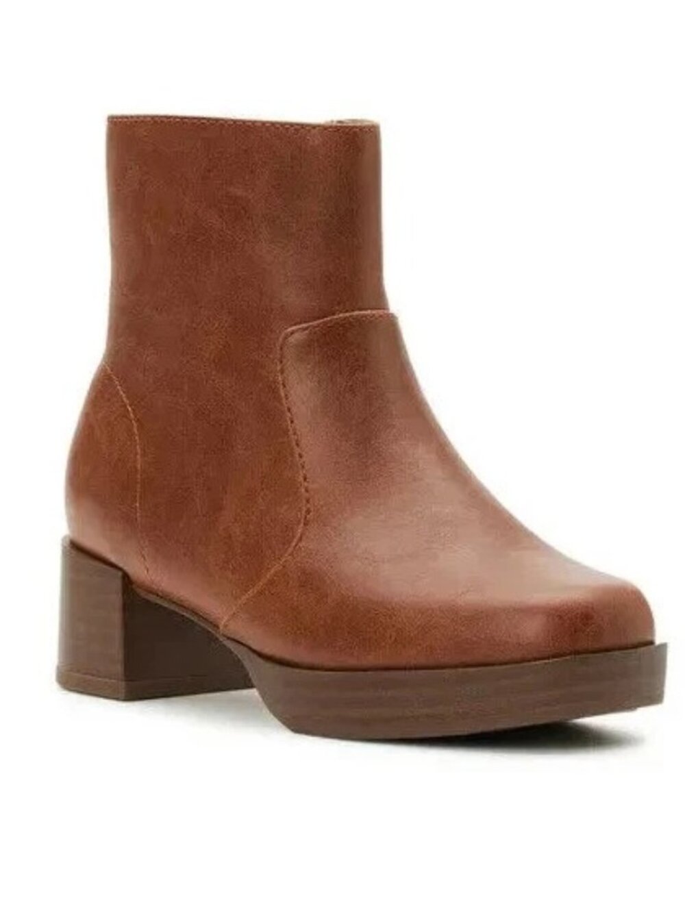 Madden NYC Boots for Girls Size 13 1 3 4 or 5 Wedge Heel Faux Leather